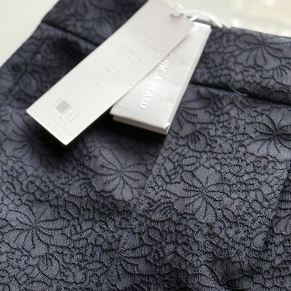 NWT Veronica Beard Dell Jacquard Pant Navy sz 2 - Picture 5 of 8